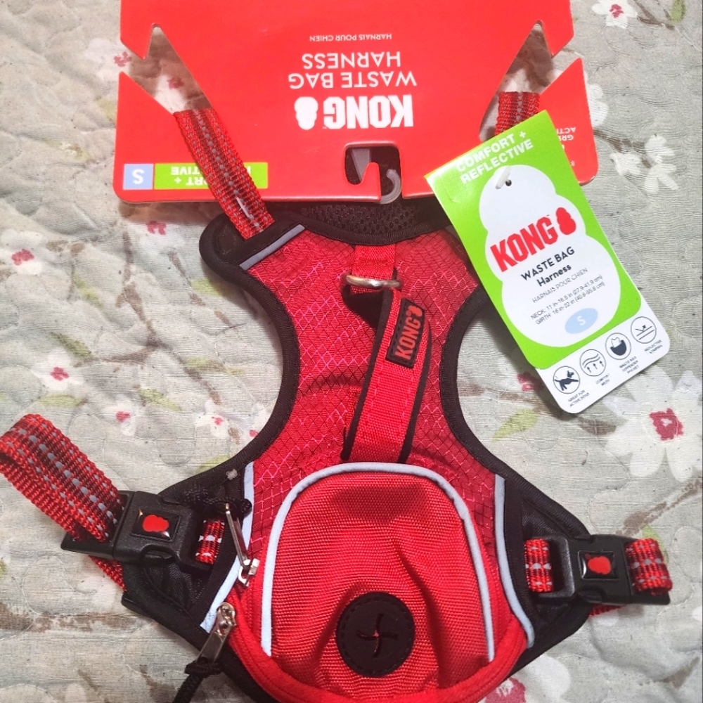 Kong waste bag harness small